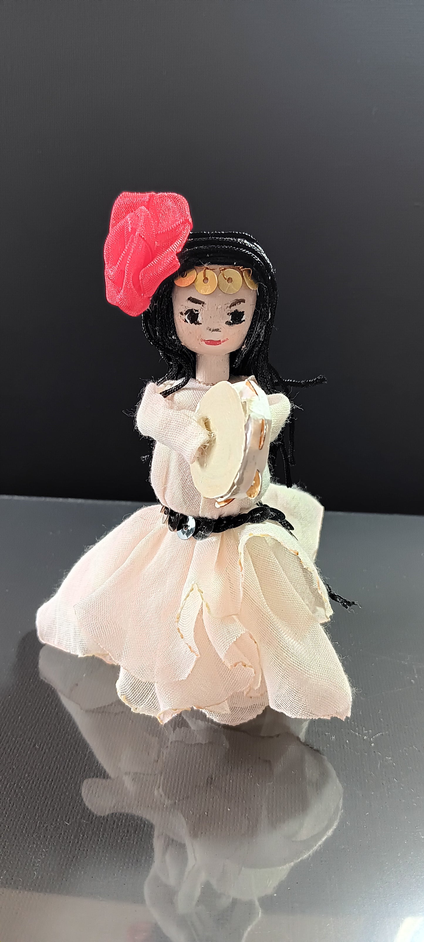 Handmade wooden dolls "ZINGARELLA"
