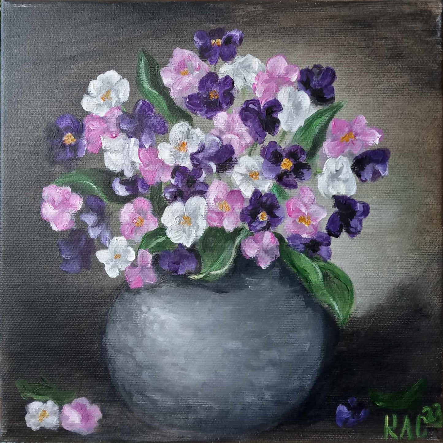 forest-Violets-Violaforest-Violets-Viola_odorata-Spring-flowers-Purple-pink-white-Floral-Still_life-Vase-Vintage-bouquet-original-oil_paints-canvas-oil-unique-on_canvas- Art-Home-Decor-painting-paintings-for_sale-paintings_on_canvas-paintings_near_me