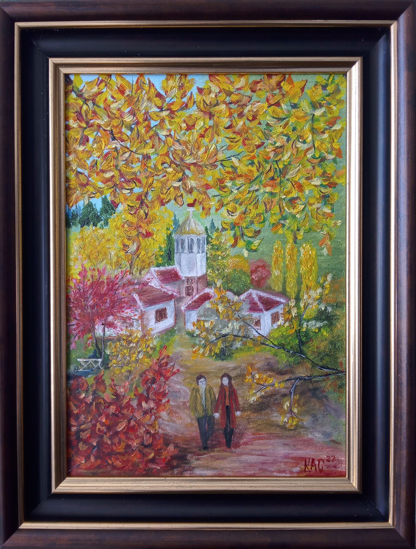 A-Magical-Autumn-Walk-Autumn-Landscape-oil-painting-Красимира_Сталева-КАС-Krasimira_Staleva-artist-художник