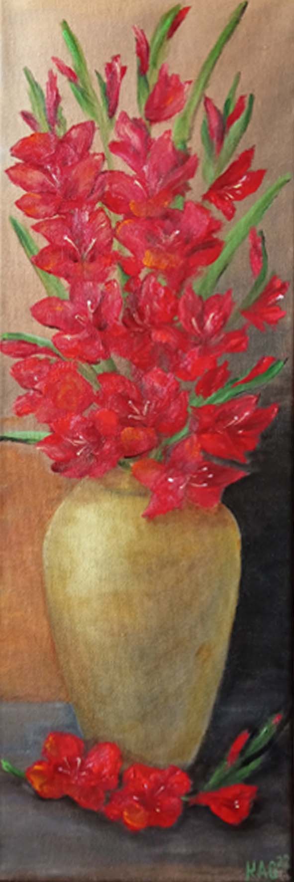 Original-hand-painted-painting-oil-still-life-on-canvas-on-frame- framed-for sale-by-artist