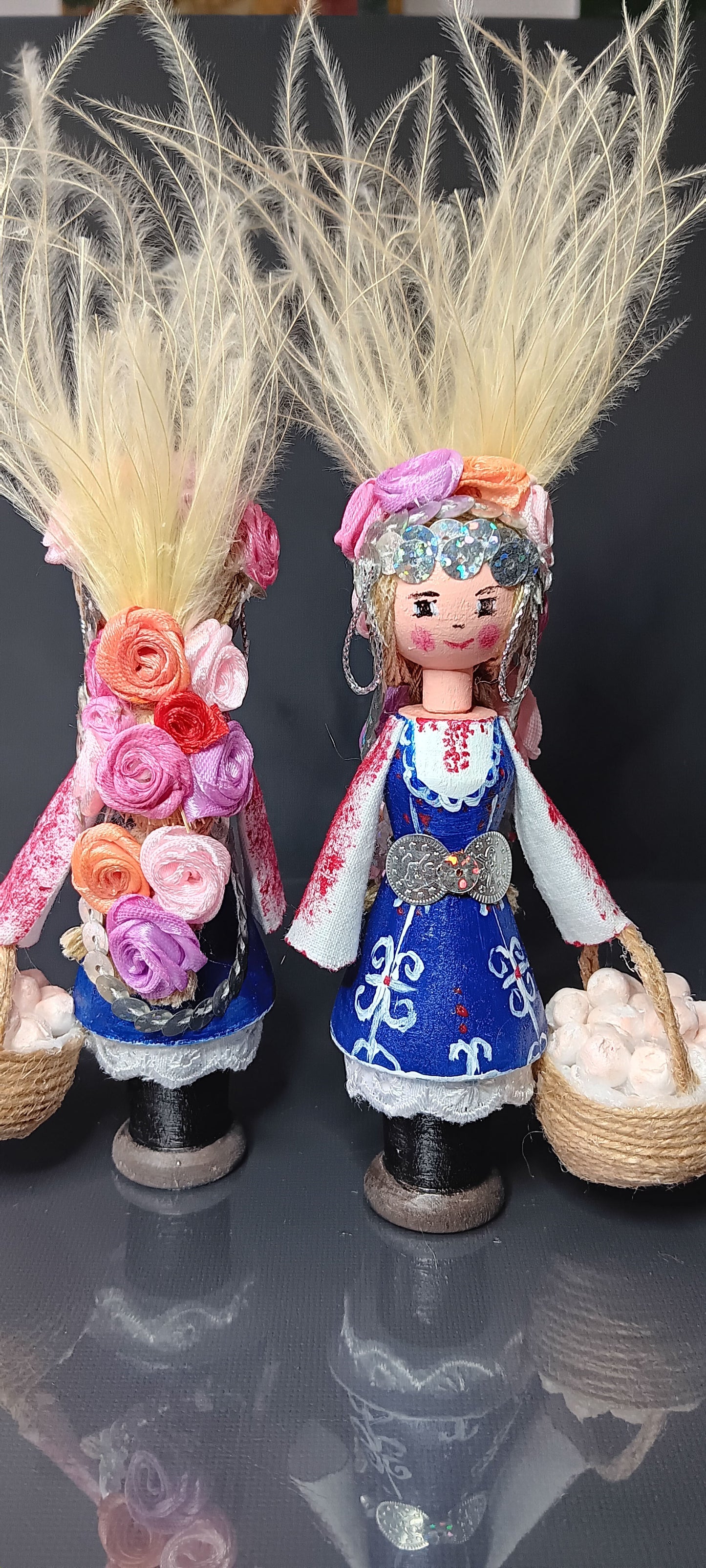 Wooden_doll-Lazarka-Lazarovden-traditions-baskets_with_eggs-customs-spring-Easter-hand-painted-handmade-Angel's_hair-Stipa