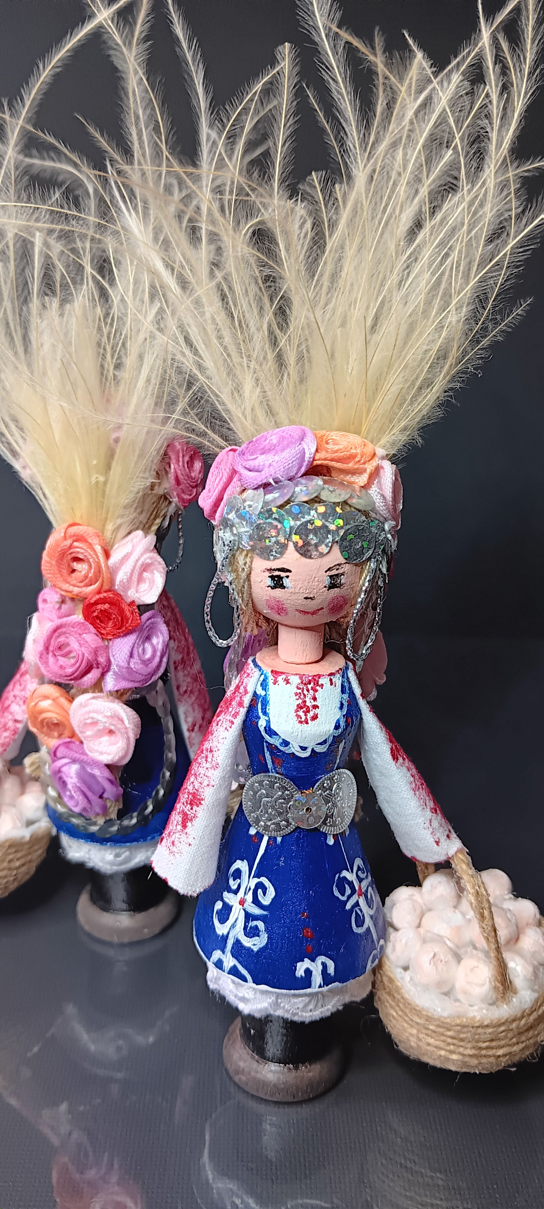 Wooden_doll-Lazarka-Lazarovden-traditions-baskets_with_eggs-customs-spring-Easter-hand-painted-handmade-Angel's_hair-Stipa
