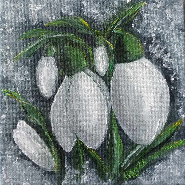 Snowdrops,drops,Snowflakes, Snow, flowers, Winter, Spring, First, Vintage, bouquet, white, snowy, painting,original, oil_paints, canvas, oil, unique, on canvas, Art, Home, Decor, painting, paintings_for_sale, paintings_on_canvas, paintings_near_me